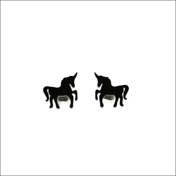 Chirurgisch Stalen Unicorn Oorbellen Eenhoorn Zilverkleurig-12x13mm 11mm 12mm 13mm 7mm 9mm alles chirurgisch staal dames dier eenhoorn fgift Geen hanger Geen oormodel goudkleurig Goudkleurig-11x7mm Goudkleurig-9x7mm kinderen Meerdere kleuren Meerdere Maten Meerdere Varianten oorbellen PVD Soort sieraad_Oorbellen Staal unicorn Volwassenen zilverkleurig Zilverkleurig-12x13mm zweerknopjes