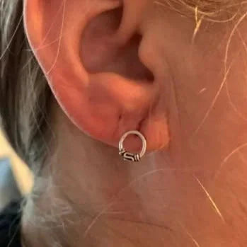 Geoxideerde Bali Oorstekers 10mm 7mm alles bali dames elf925 Geen hanger Geen_Parel Geen_steen geoxideerd kinderen Meerdere Maten Meerdere Varianten oorbellen oormodel rond silver Volwassenen zilver Zonder_steen