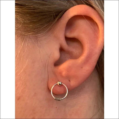 Geoxideerde Bali Oorstekers 10mm 7mm alles bali dames elf925 Geen hanger Geen_Parel Geen_steen geoxideerd kinderen Meerdere Maten Meerdere Varianten oorbellen oormodel rond silver Volwassenen zilver Zonder_steen