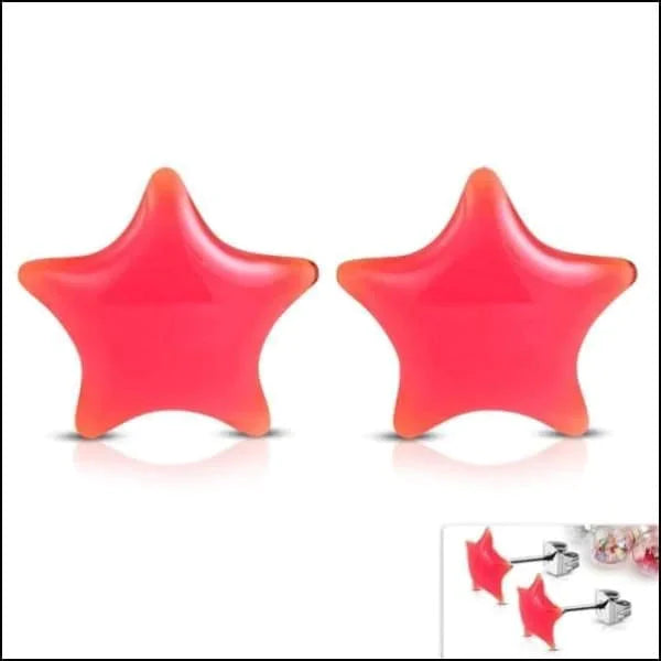 Vrolijke Stalen Oorbellen Ster- 9mm Roze 8720157020035 9mm 9mm / Creme 9mm / Geel 9mm / Licht Groen 9mm / Oranje 9mm / Roze alles Apparel & Accessories > Jewelry > Earrings Aramat Jewels chirurgisch staal dames emaille geel Geen hanger groen kinderen Licht Groen Meerdere kleuren Met_steen oor2628-tte182 oorbellen oormodel oranje PVD roze Staal ster Volwassenen zilverkleurig zweerknopjes