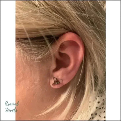 Oorbellen Zweerknopjes Origami Vogel Staal 9mm alles Aramat Jewels chirurgisch staal dames dier Geen edelsteen Geen hanger Goud kleur goudkleurig kinderen Meerdere kleuren Nieuw oorbellen oormodel PVD rosékleurig smjell Staal Video Volwassenen zilverkleurig zonder steen Zonder_steen zwart zweerknopjes