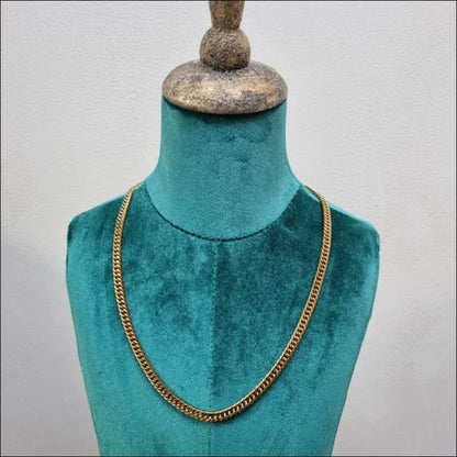 Luxe Goudkleurige Cubaanse Schakelketting - Aramat Jewels