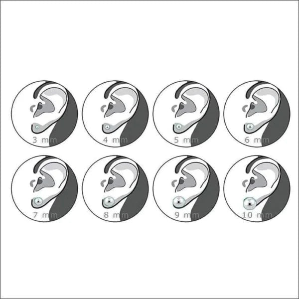 Ronde Titanium Oorbellen Zirkonia Geel 6mm 6mm 8720157047209 alles Aramat Jewels dames geel Geen hanger Geen oormodel Geen_Parel heren James kinderen Met_steen oorbellen rond titanium unisex Volwassenen zirkonia Zonder_hanger