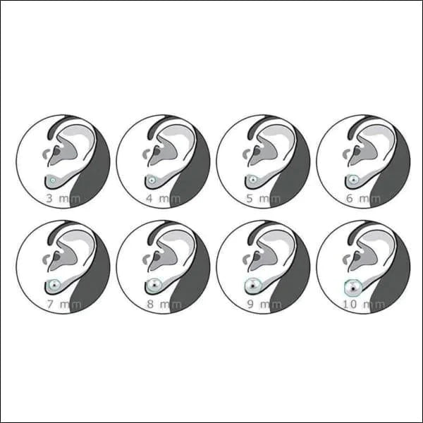 Stalen Oorringetjes Transparant Steen 14mm alles Aramat Jewels chirurgisch staal dames Geen hanger Geen oormodel kinderen Met_steen oorringen oorringetjes PVD Soort sieraad_Oorringen Staal transparant vierkant Volwassenen zilverkleurig zirkonia zweerknopjes